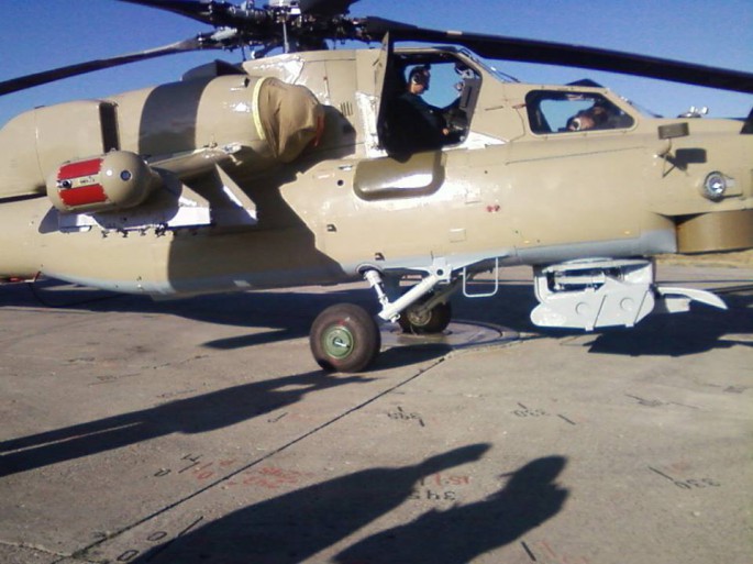 Iraqi Mi-28 side view
