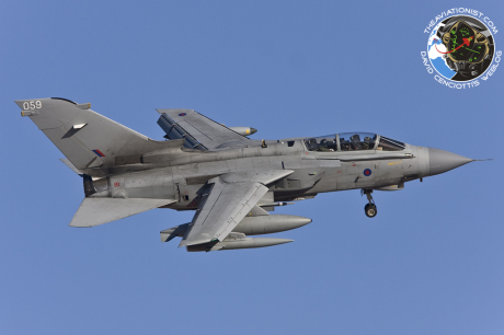 RAF Tornado landing