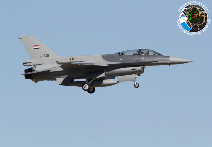 IAF 1601. F-16D-52-CF. 156FS. IRAQ Air Force. Tucson 06.02.2015