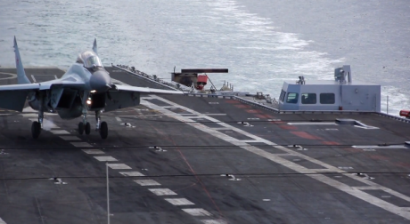 Mig-29K flight deck ops