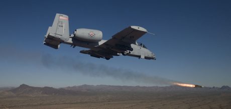 A-10 fires missile