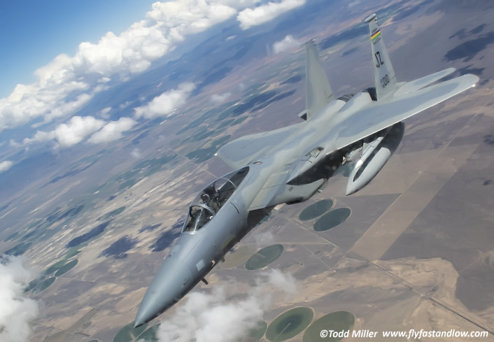 F-15C 159 FW, 122 FS US ANG NAS JRB New Orleans.  In Flight Refueling from KC-135 by the 92 ARS Fairchild AFB during Red Flag 15-3.