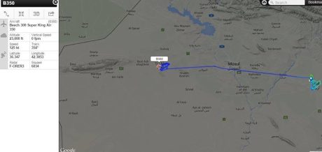 MC-12 over Iraq
