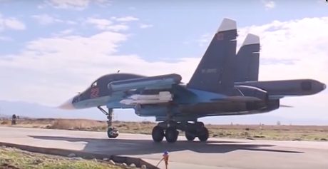 Su-34 armed with aam