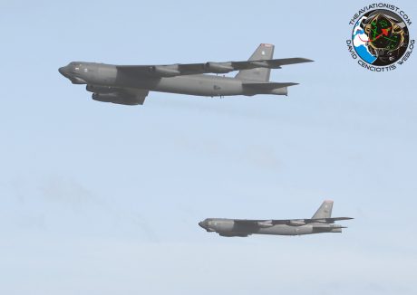 B-52 low over Gando 2