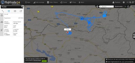 TuAF UAV over border