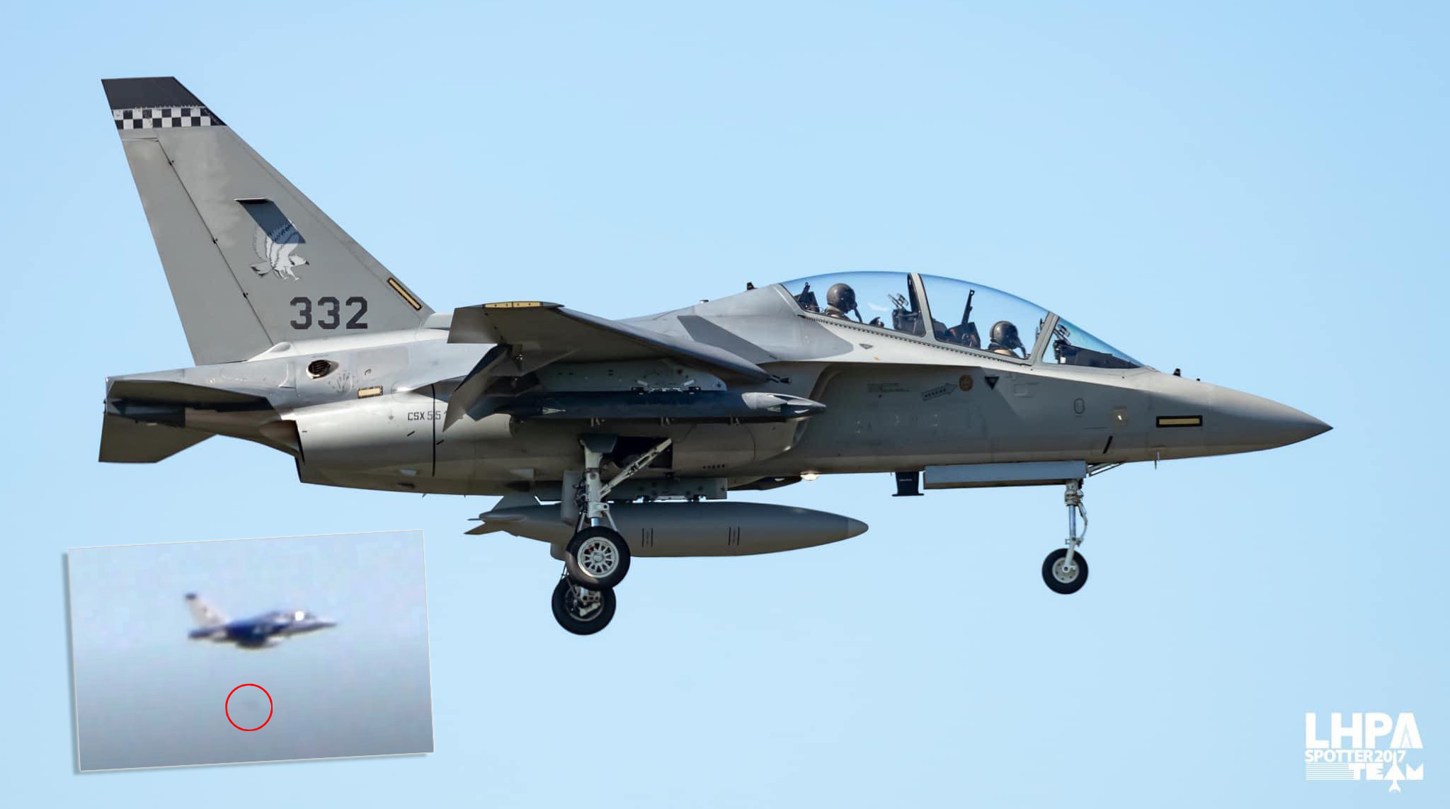 Watch A Leonardo M-346 Drop Practice Bombs From SUU-20 Dispenser On Hungarian Range