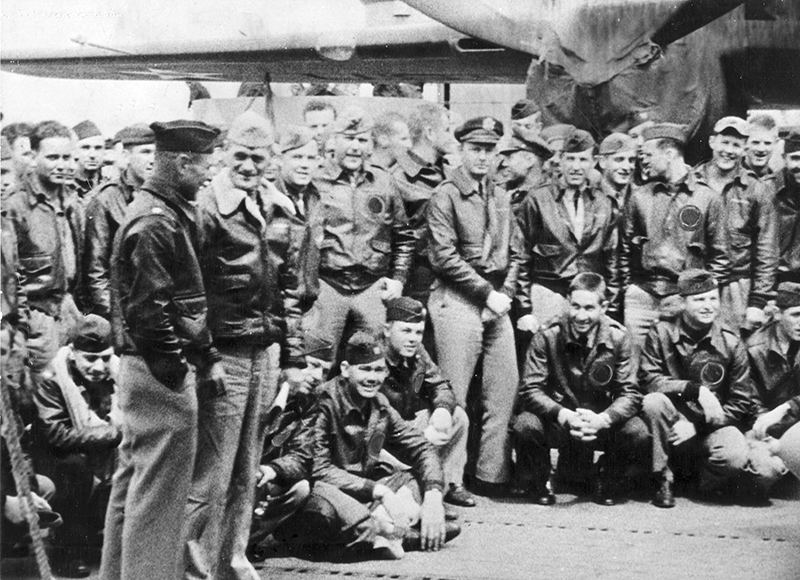 Check Out This Photo of Capt. Marc Mitscher Holding the Orders for the Doolittle Raid, 82 Years Ago Today