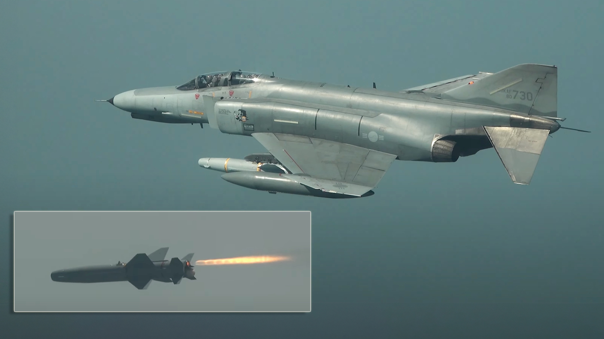 South Korea’s Last F-4E Phantoms Fire Final AGM-142 Popeye Missiles Prior To Retirement