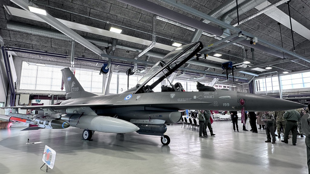 Argentina’s First F-16 Breaks Cover