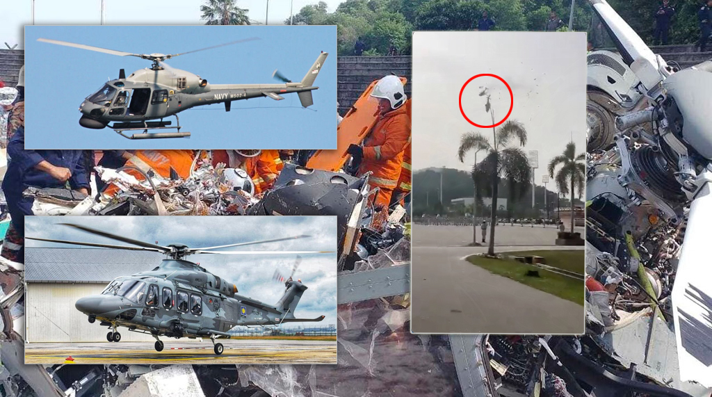 Ten Dead After Horrific Mid-Air Collision Between Royal Malaysian Navy Helicopters