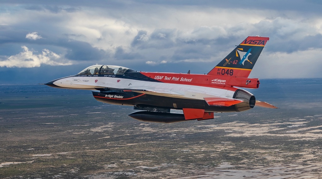 AI Flew X-62 VISTA During Simulated Dogfight Against Manned F-16