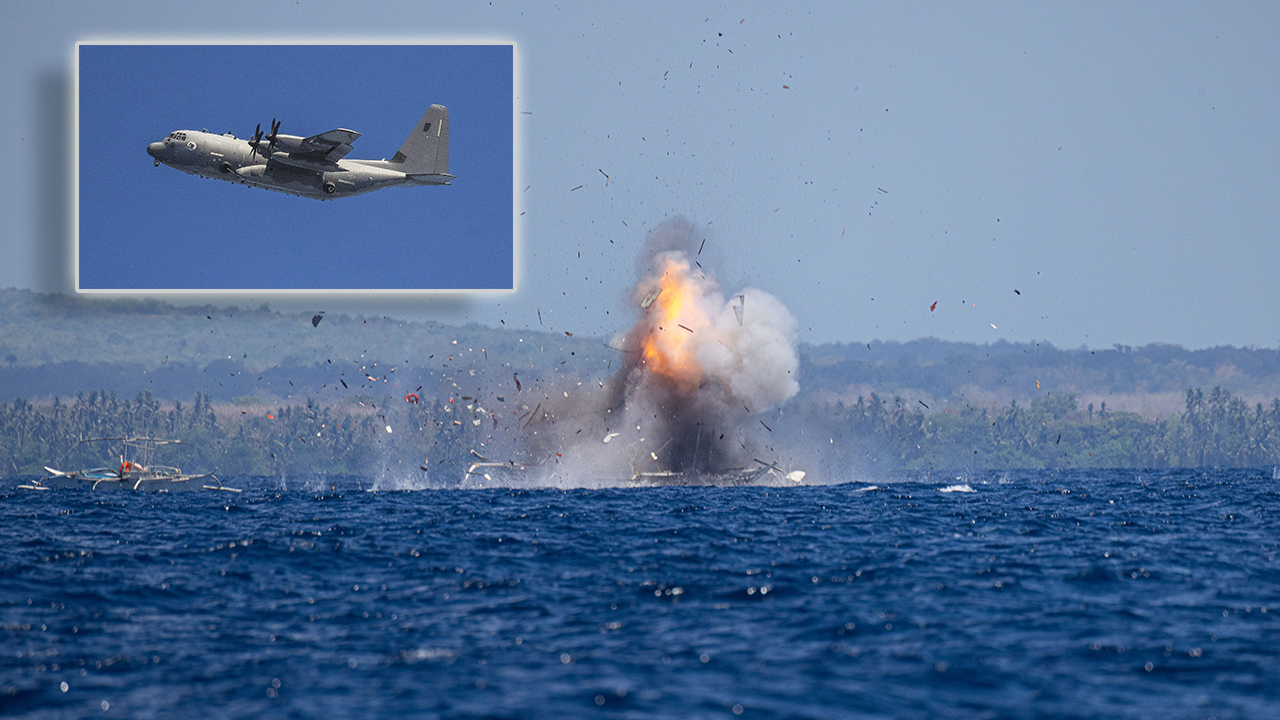 Watch A U.S. AC-130J Gunship Destroy A ‘Fishing Boat’ During Drills In South China Sea