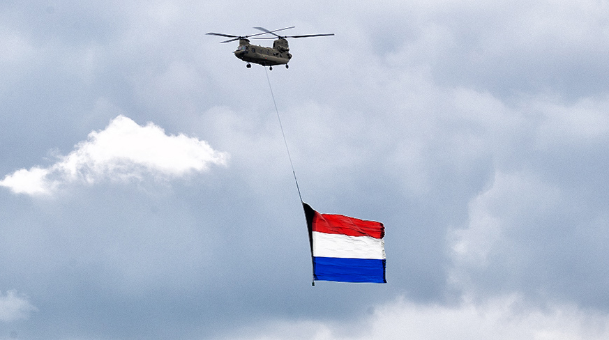 How The RNLAF Prepared And Executed The Chinook’s Flag Flight on Dutch Liberation Day