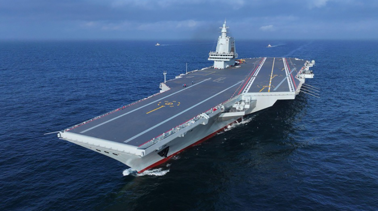 First High-Resolution Images of China’s Third Carrier Fujian During Sea Trials Released
