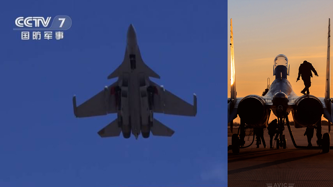 New Image Of China’s J-15D EW Carrier-Based Jet Appears On Social Media: Hint Of Serial Production?