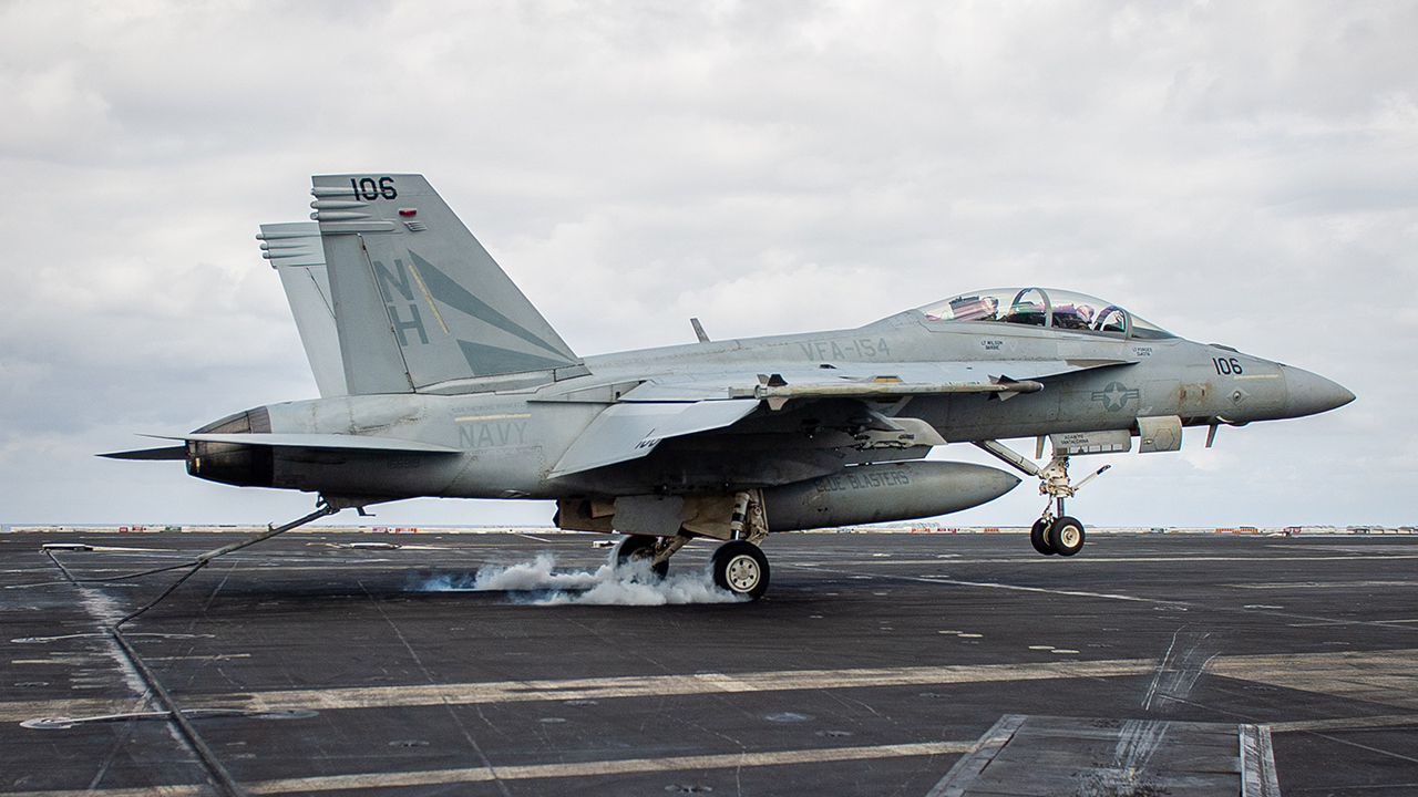 USS Theodore Roosevelt Aircraft Carrier Completes Its 250,000th Trap Landing