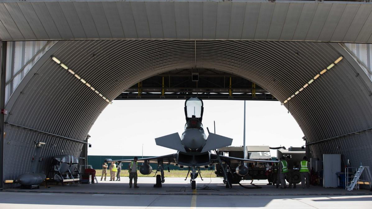 RAF Typhoons Poland