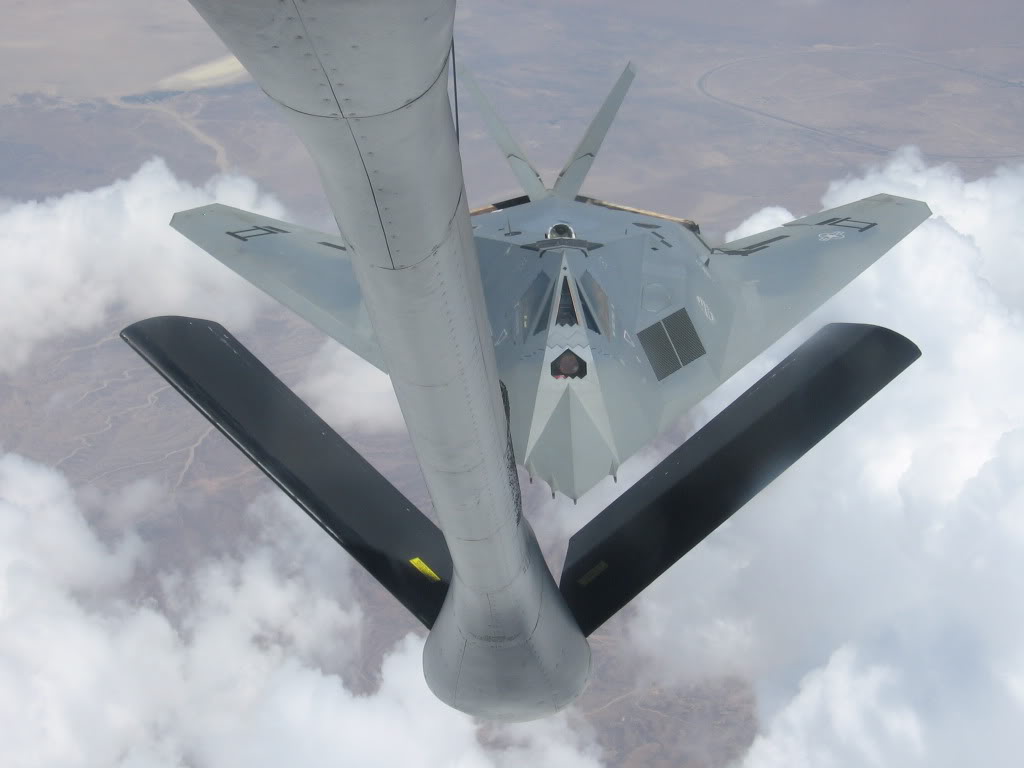 View F117 Plane Background