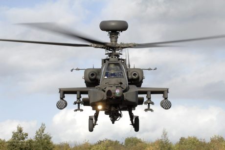 apache helicopter firing missiles