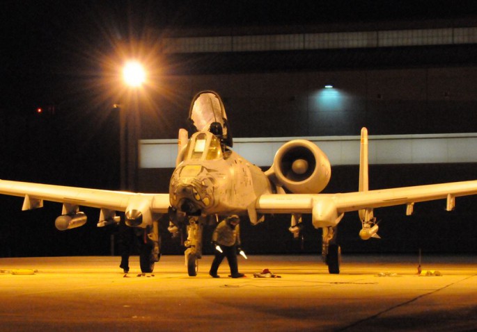 Going down in history: 188th Warthogs fly last night training mission