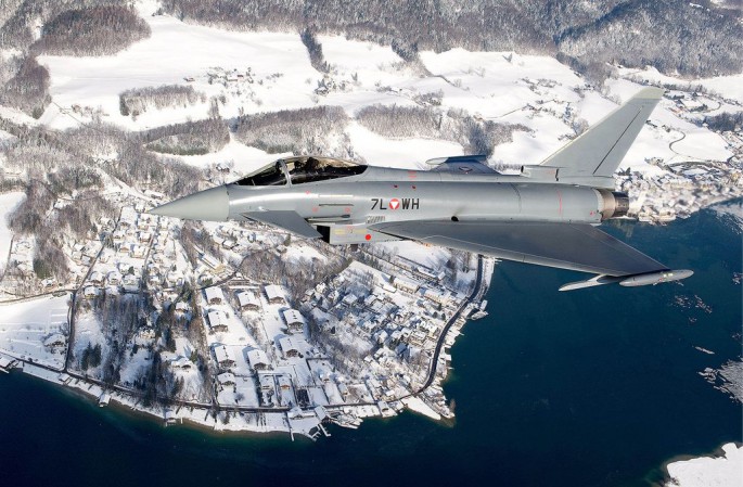 WEF 2014 (Eurofighter in Austria - Lake and Snow)