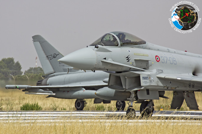 ItAF Typhoon lined up for take off