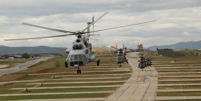 KFOR Multi-ship takeoff