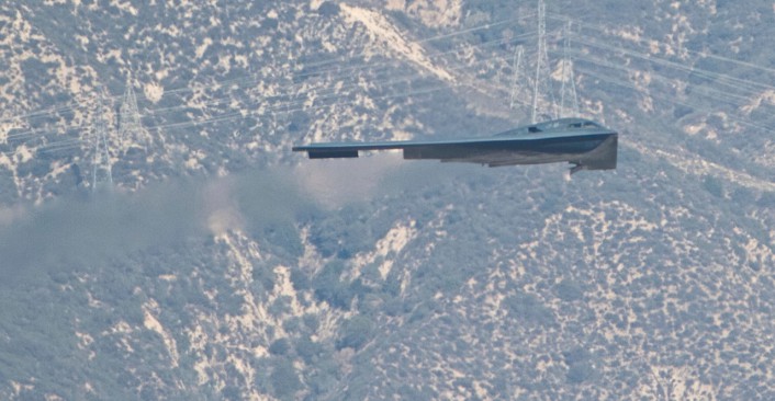 B-2 over the Rose Bowl 1