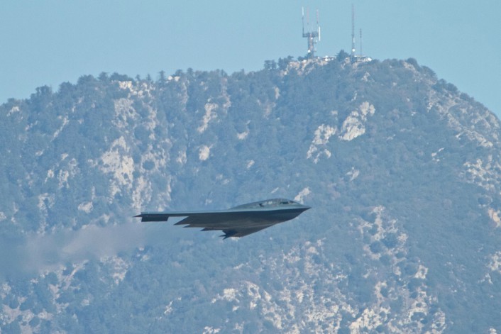 B-2 over the Rose Bowl 3