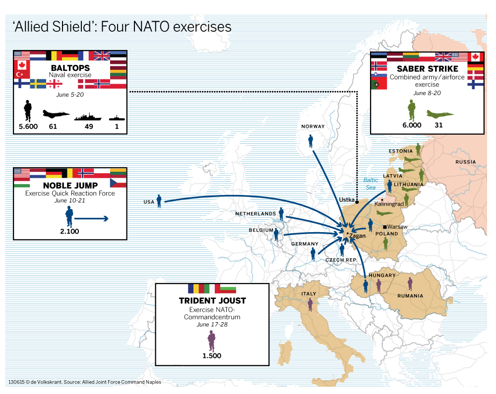 The Aviationist » This infographic gives some interesting details about the four NATO exercises