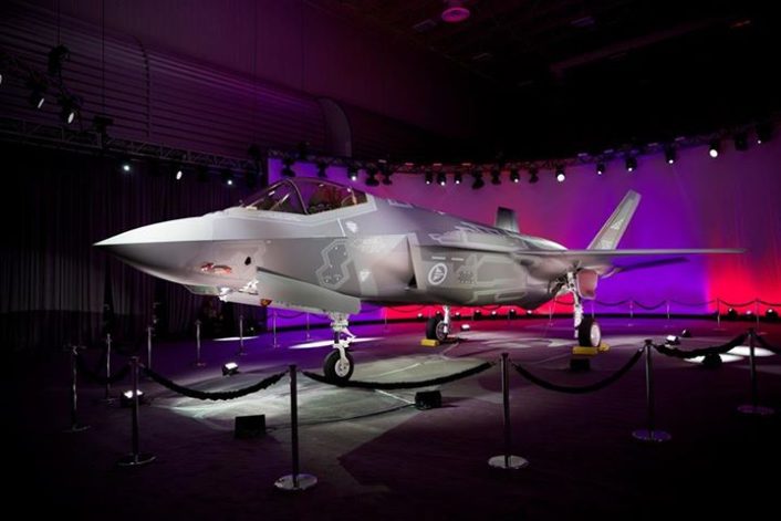 First ever F-35 assembled internationally destined to Italy rolled out ...