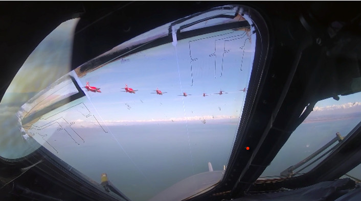 Vulcan Red Arrows RAF cockpit 2