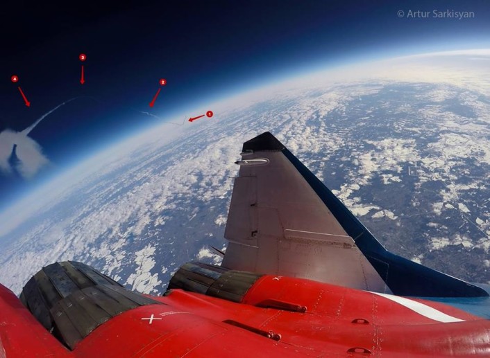 Mig-29 to the edge of space