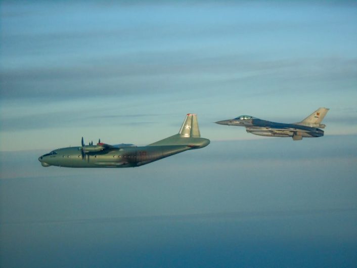 An-12PPS with F-16