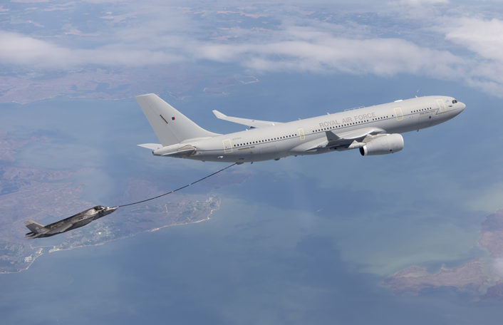 BF-04 Flt 363. RAF Voyager (KC-30) air refueling testing on 26 April 2016 piloted by RAF Squadron Leader Andy Edgell.