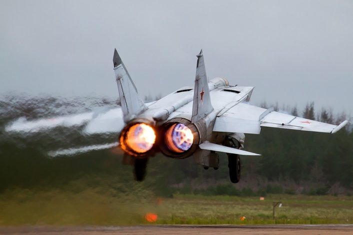 MiG-25 take off