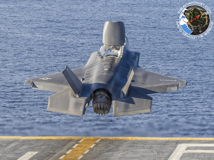 F-35B launchs off the USS America (LHA-6) during "Proof of Concept" demonstration November 19, 2016.
