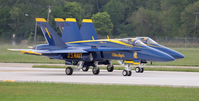 Drone Flies Dangerously Close to Blue Angels in Detroit America Strong ...