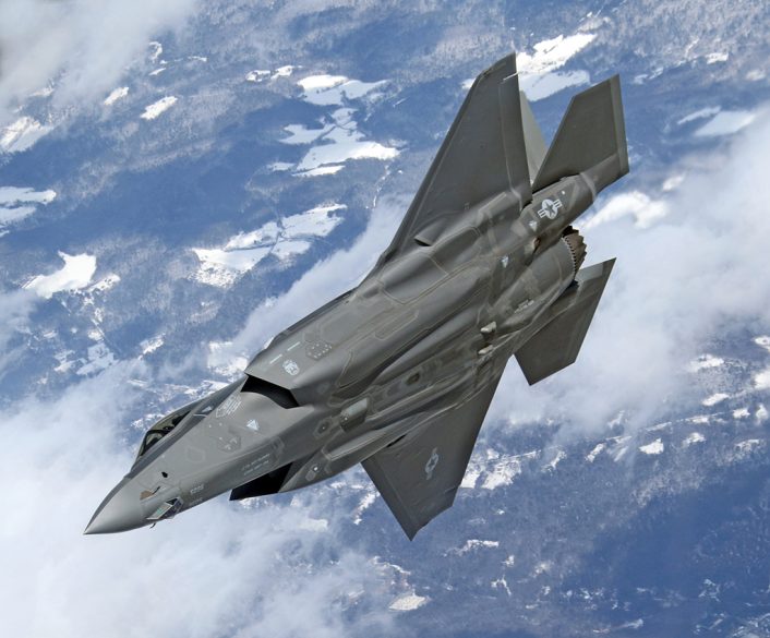 Check Out These Stunning Photographs Of Four F-35s In 