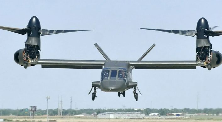 Side View Of The First Bell V-280 Valor Next-generation Tilt-rotor 