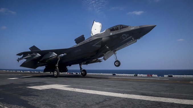 Interesting Images Show U.S. Marine Corps F-35B Launching From USS Wasp ...