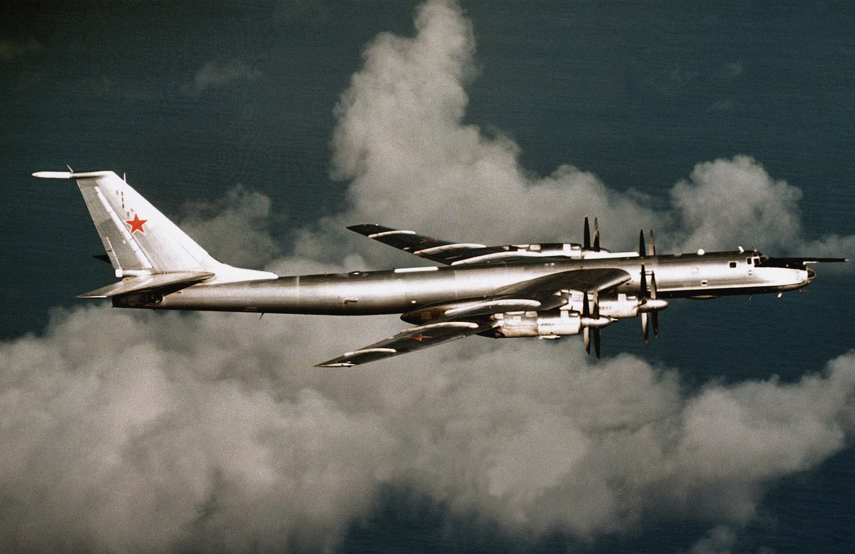 Two Russian Tu-142 Maritime Reconnaissance And Anti-Submarine Warfare ...