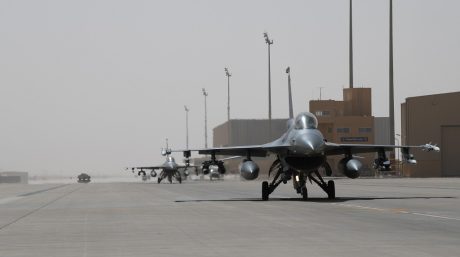 494th Fs F-15e Strike Eagles Return To Raf Lakenheath From Middle East 