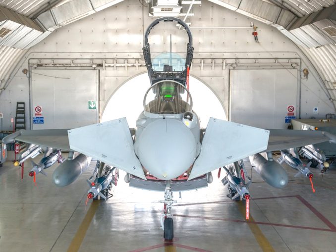 Hi-speed Secure Network connected Eurofighter Typhoons with assets ...