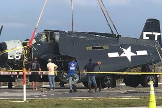 TBM Avenger Ditching Cocoa Beach