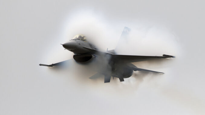 F-16 sonic boom