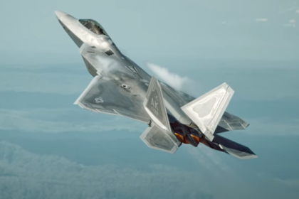 F-22 Raptor slow motion video