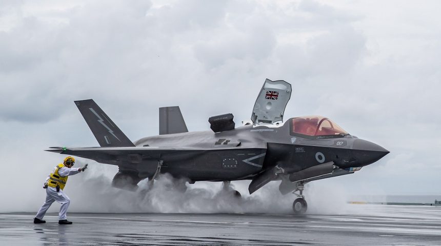 F-35B crash