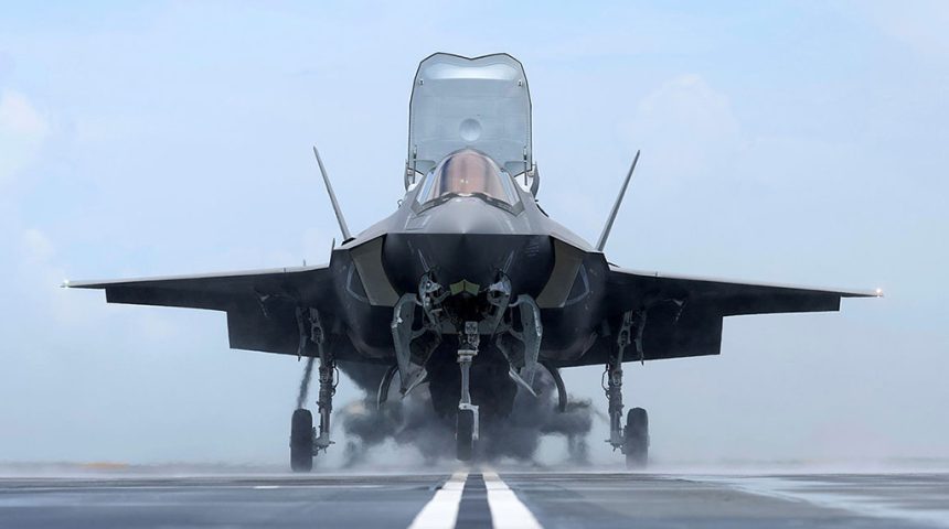 F-35B crashed in the Med